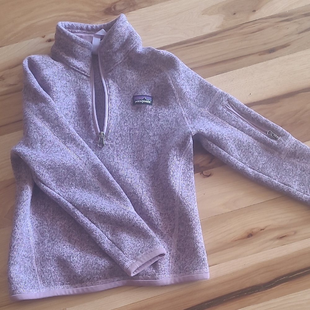 Patagonia Purple Quarter-Zip Pullover